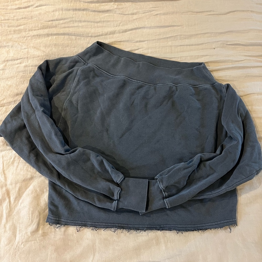 Free People Cropped Sweatshirt